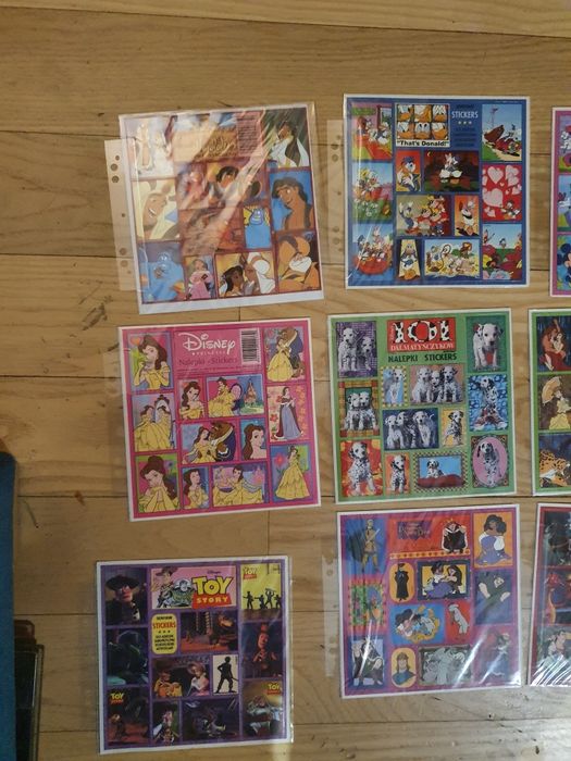 29 arkuszy naklejek, naklejki Disney Derform