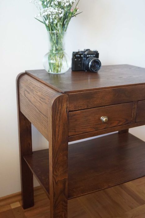 Stolik prl art deco vintage konsolka biurko model 640b
