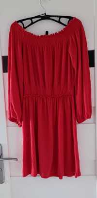 Czerwona sukienka HM