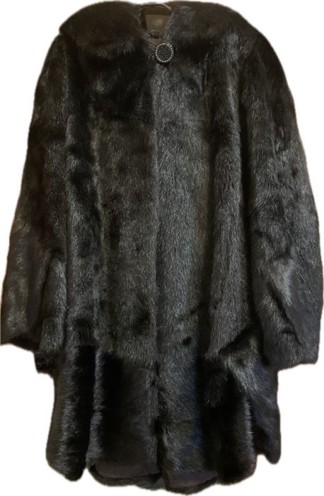 Норкова шуба (сурок) великого розміру. Ог-130