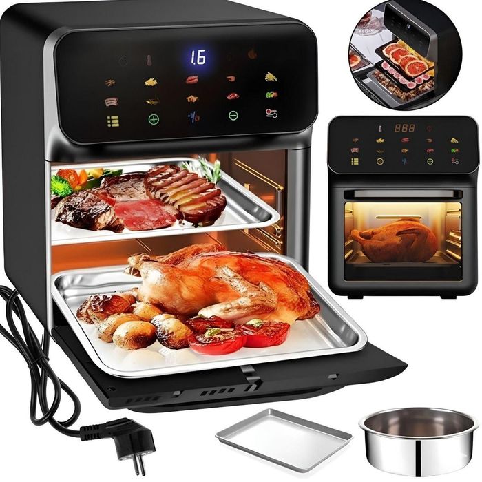 Аэрогриль электрический Silver Crest 15 л 3000 Вт, Оплата при получени