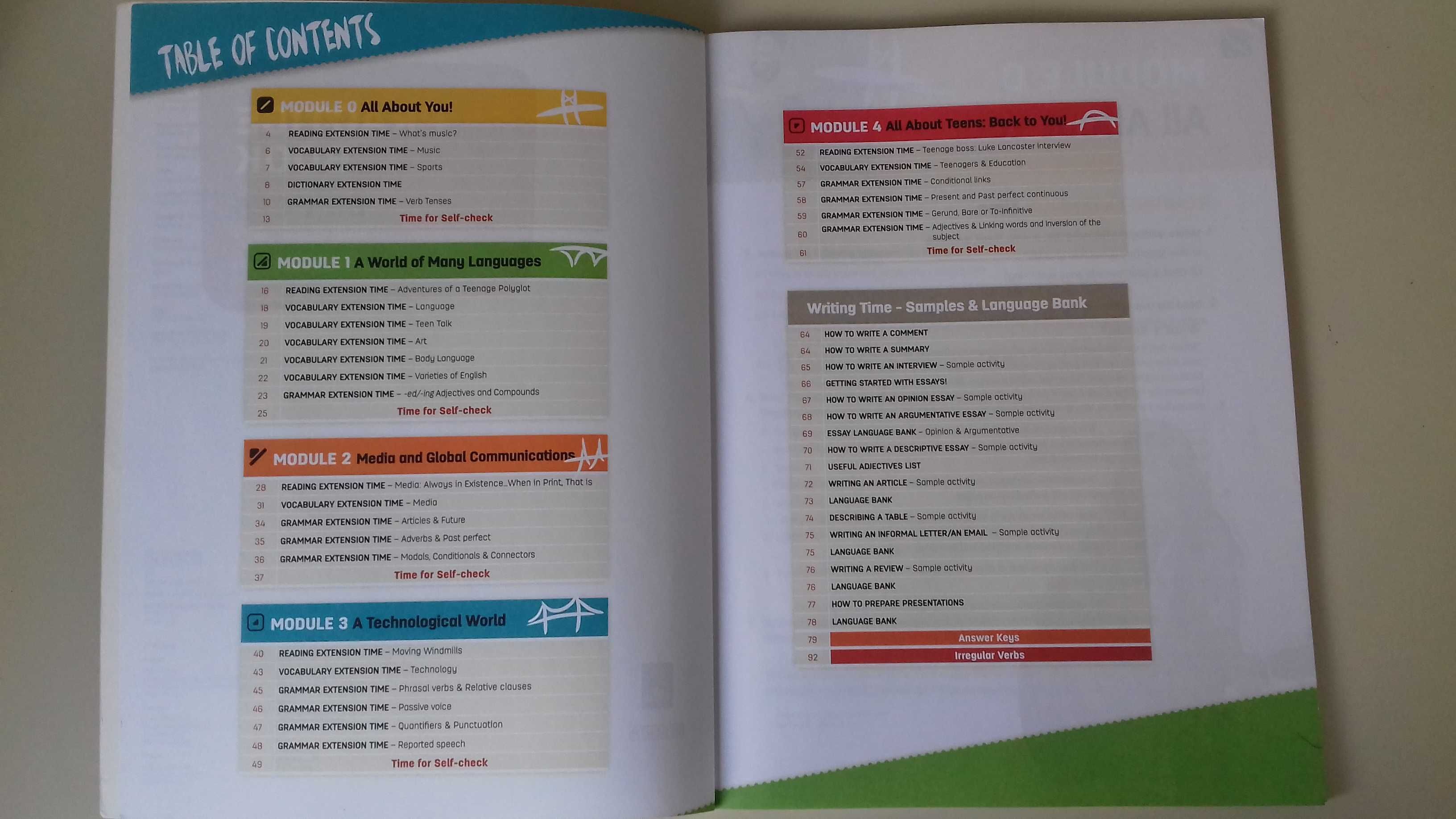Caderno de Atividades de inglês, 10.º - Practice Book