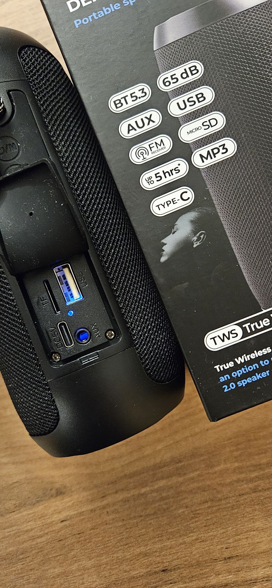 Głośnik Bluetooth Defender EnjoyS100 USB Sd Aux bezprzewodowy Radio FM