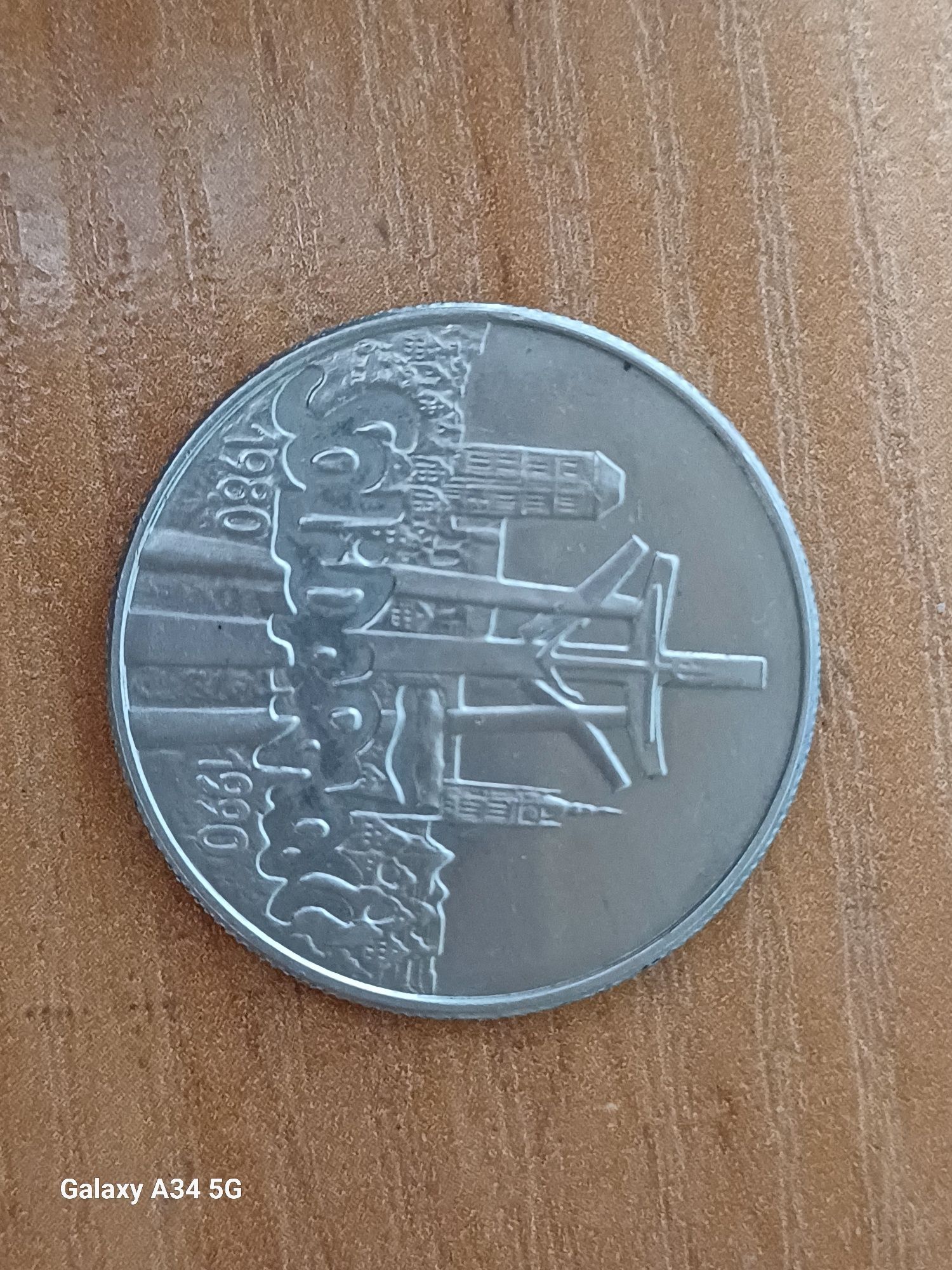 Moneta kolekcjonerska Solidarność 1990