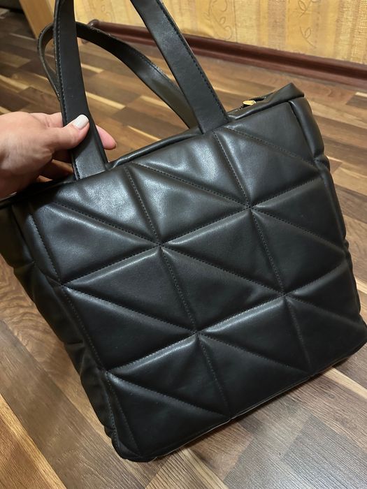 Сумка стьобана чорна