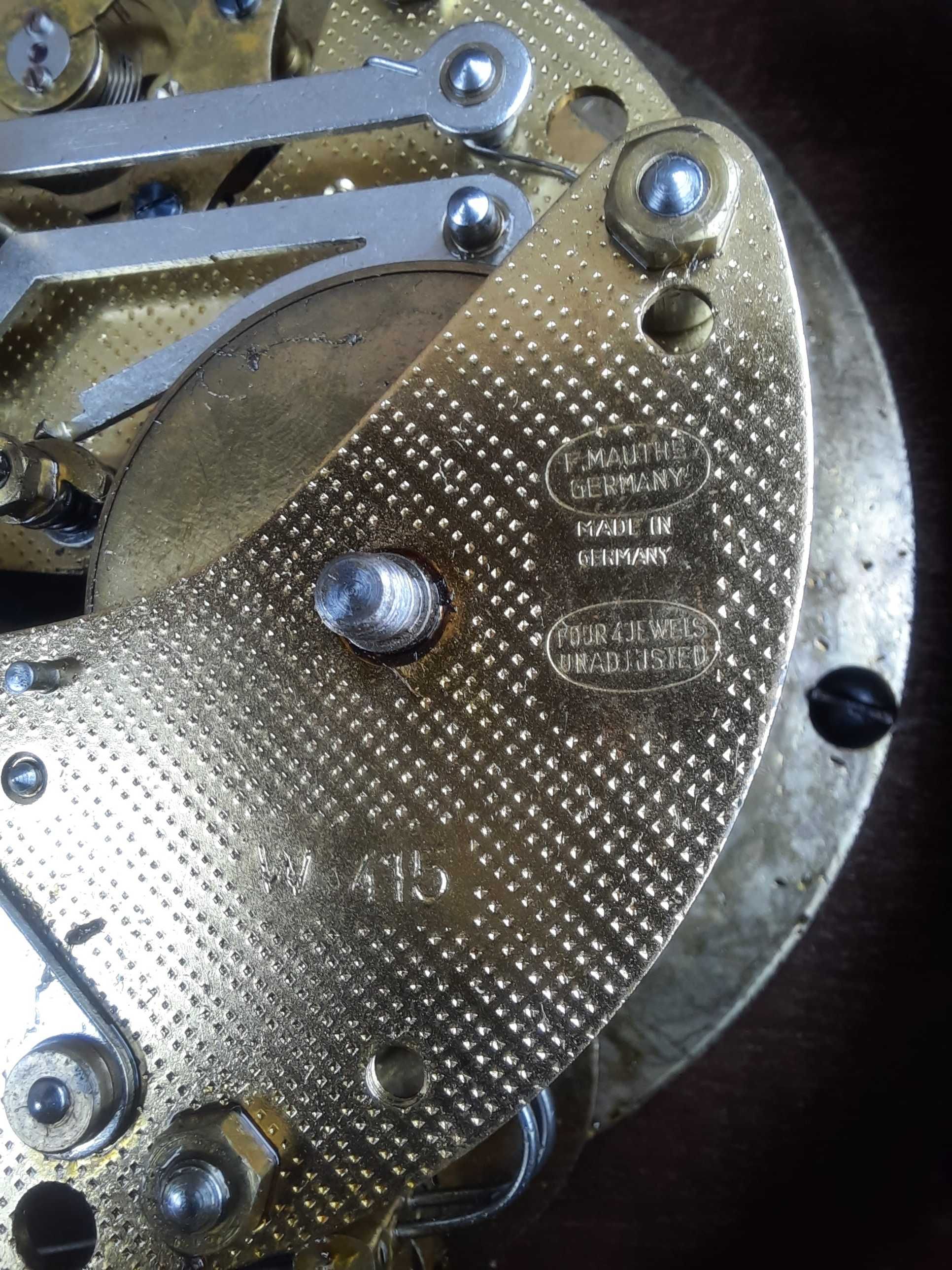 57 Zegar ścienny Mauthe W415 mid century