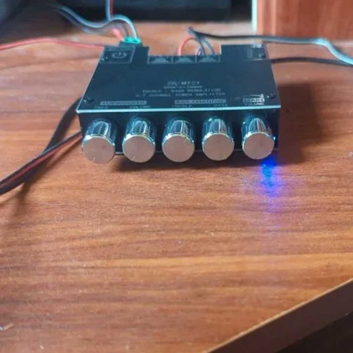 Усилитель звука 2.1 200W для медиа систем с сабвуфером (ревизия 2025!)