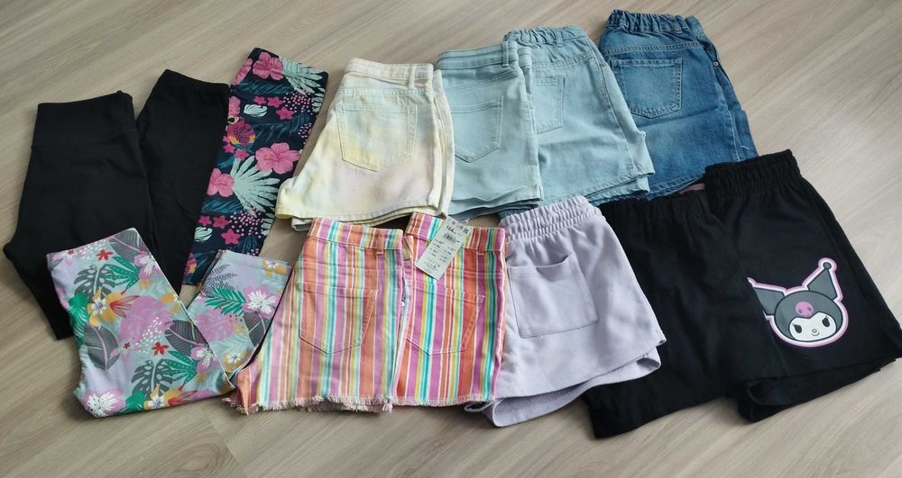 Spodenki, legginsy dla dziewczynki - Reserved, H&M r.158/164