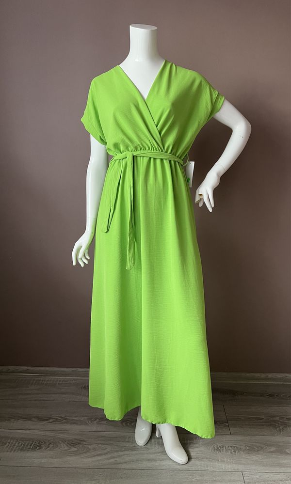 Sukienka w kolorze neonowej zieleni rozmiar uniwersalny do XL