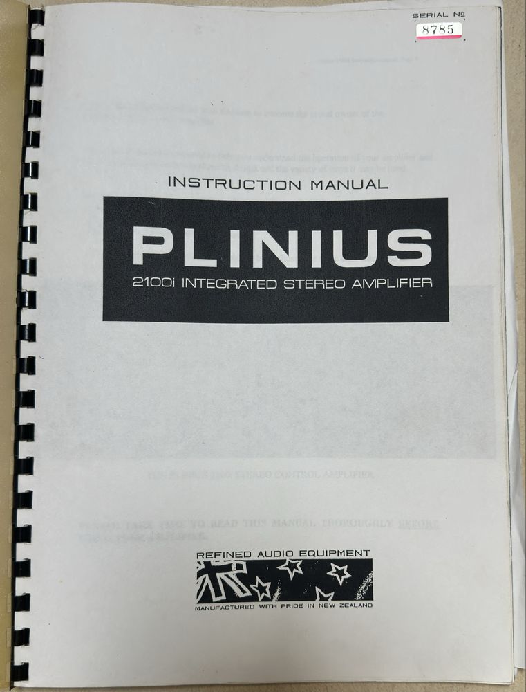 Amplificador Plinius 2100i