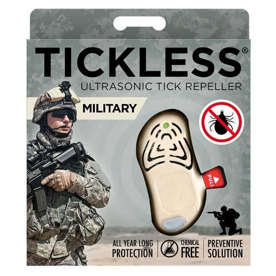 Ultradźwiękowa ochrona przed kleszczami TickLess Military - dla ludzi