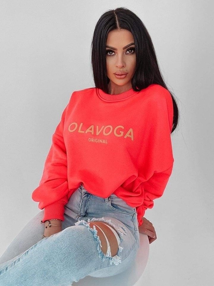 Bluza Olavoga Ava Uni czarna biała beżowa neon róż pomarańcz