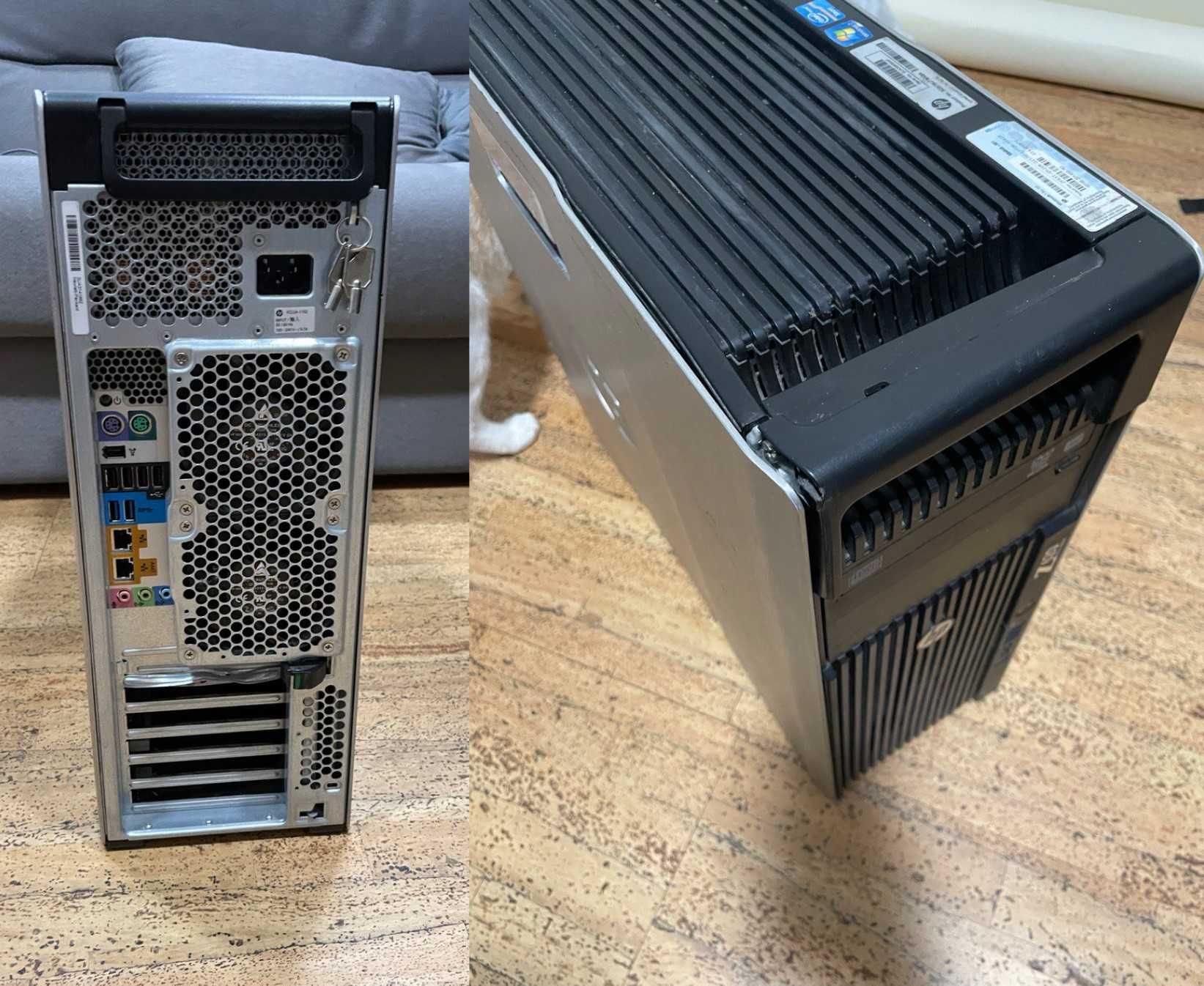 Рабочая станция HP Z620 - Xeon CPU E5-2690 2.90GHz - 32gb RAM -512 SSD