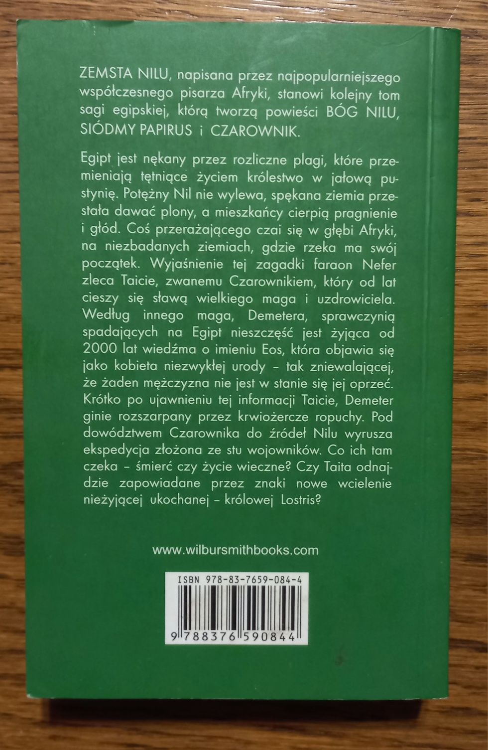 Książka "Zemsta Nilu" autor Wilbur Smith