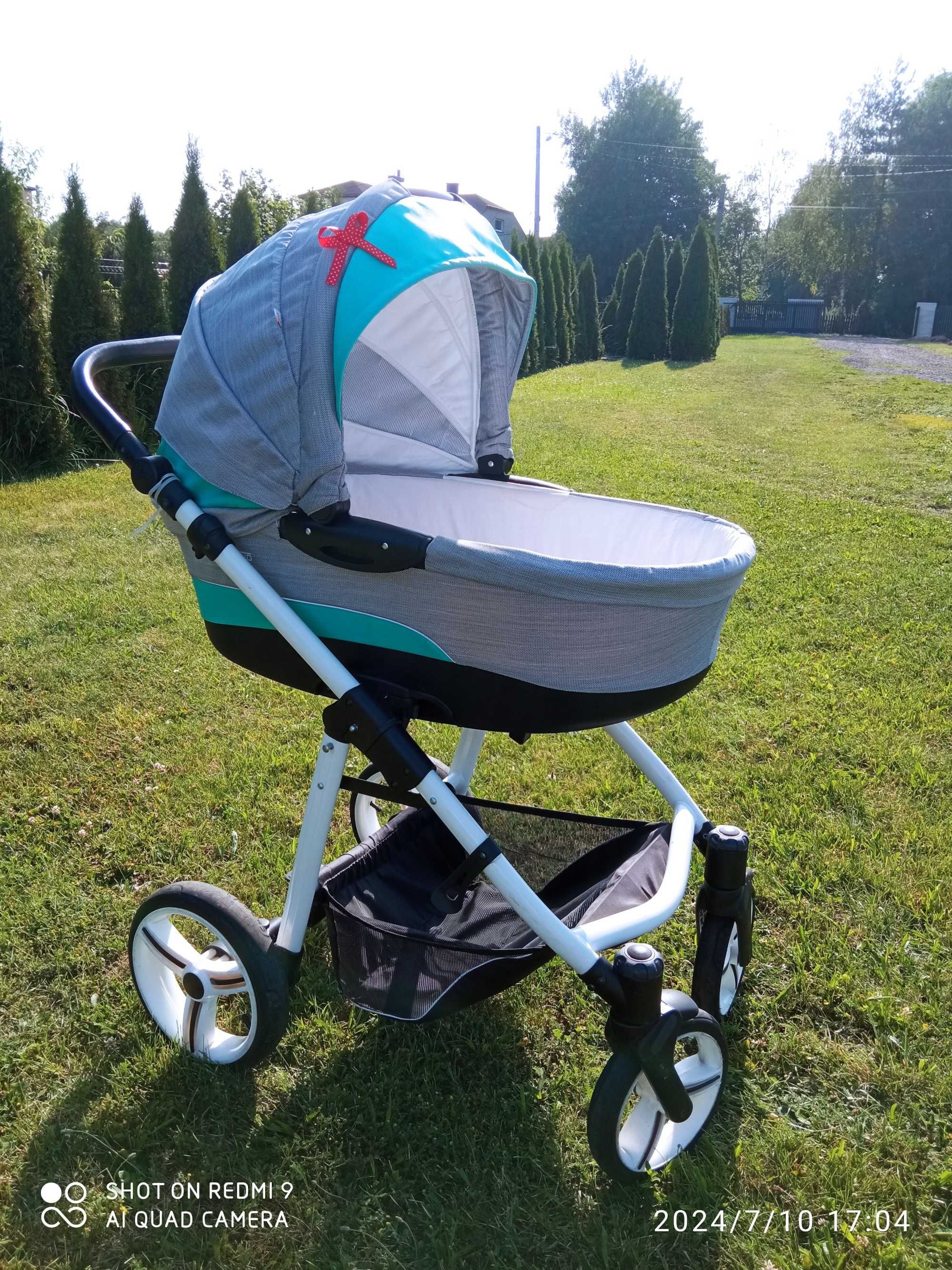 Wózek bebetto vulcano 3w 1 + fotelik maxi Cosi cabiofix