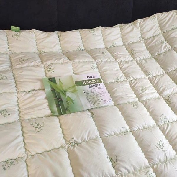 Ковдра холофайбер.вовна.бамбуковп.штучний замінник лебединого пуху.Ода