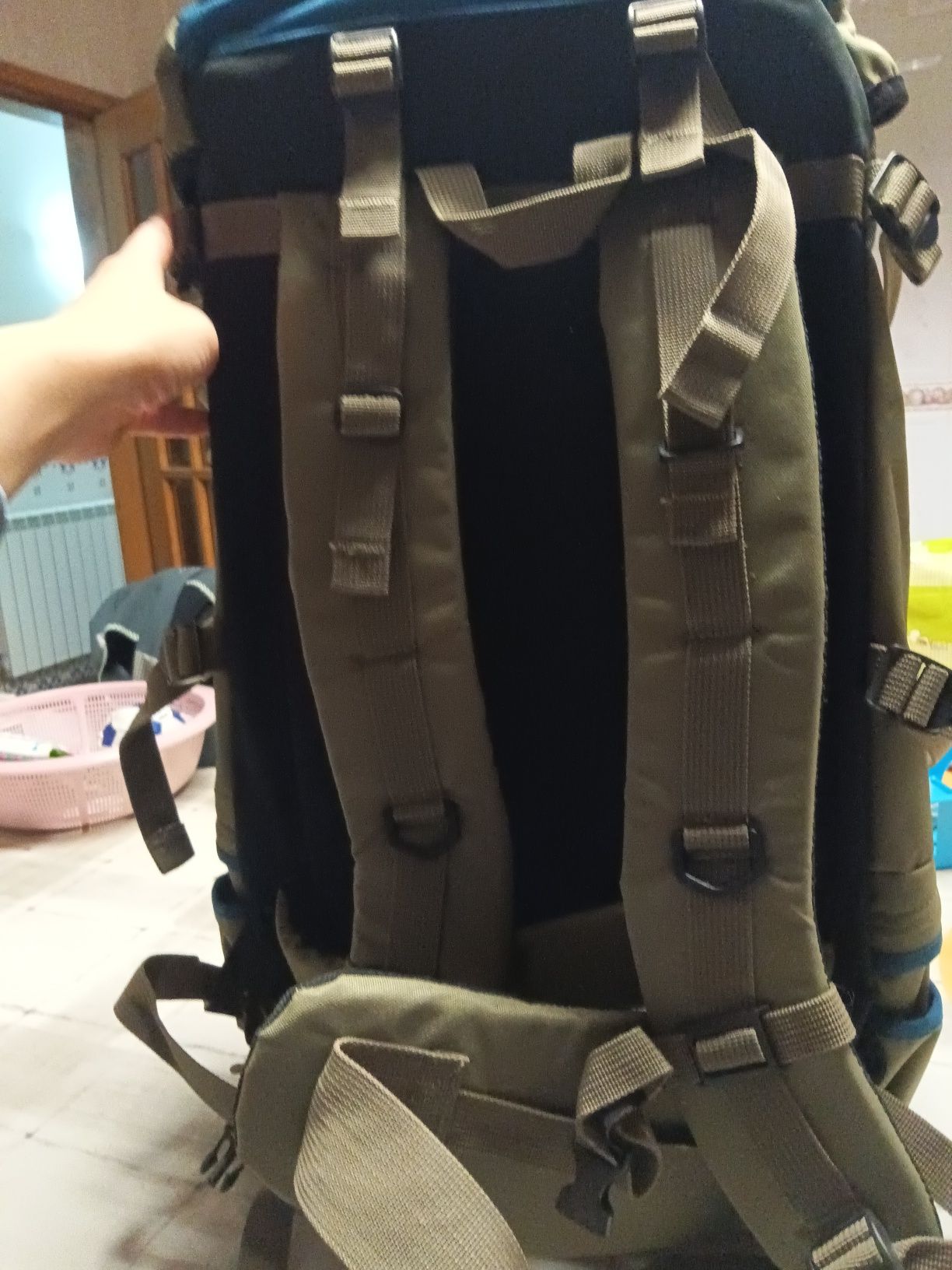 Mochila de campismo nova