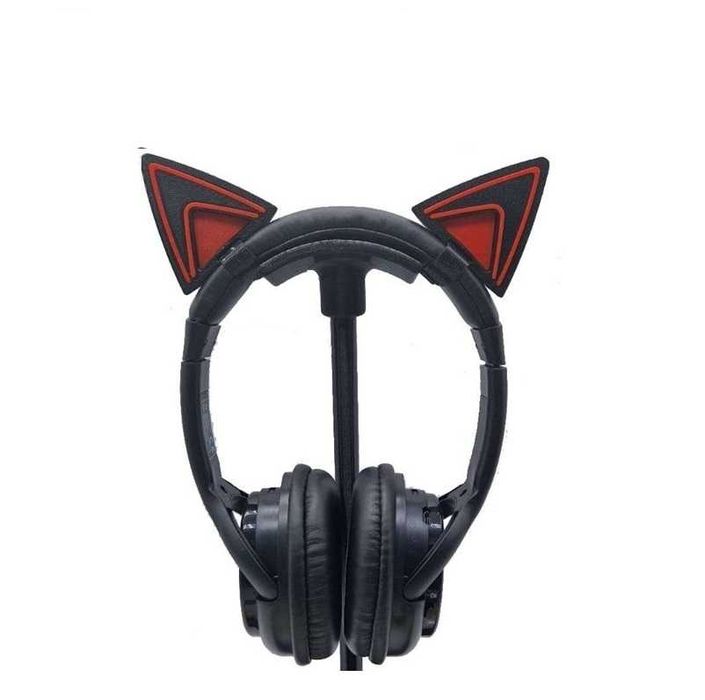 Kocie uszy na Słuchawki doczepiane Cat Ears Red