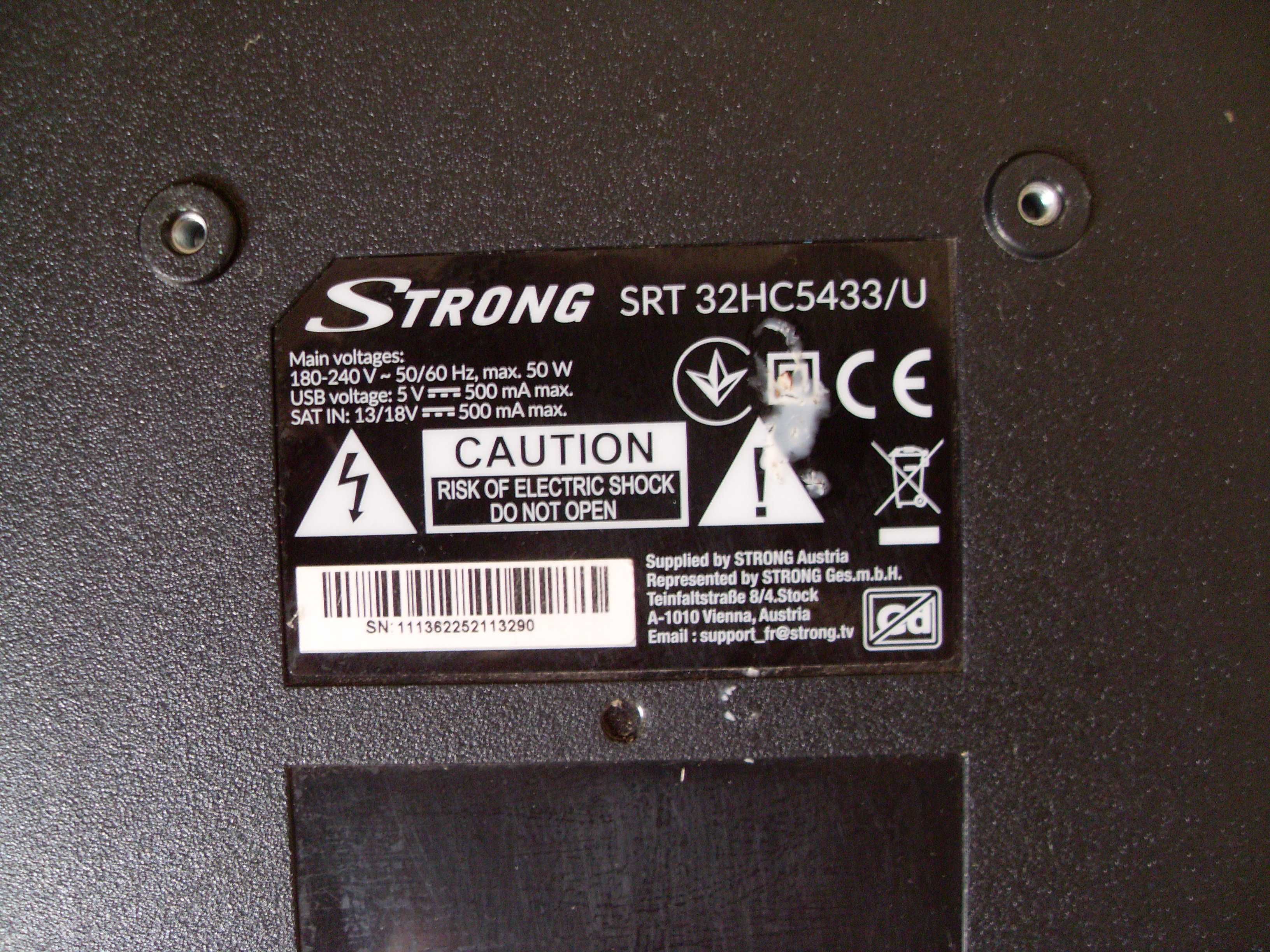 Телевизор Strong SRT32HC5433U разбор на запчасти.