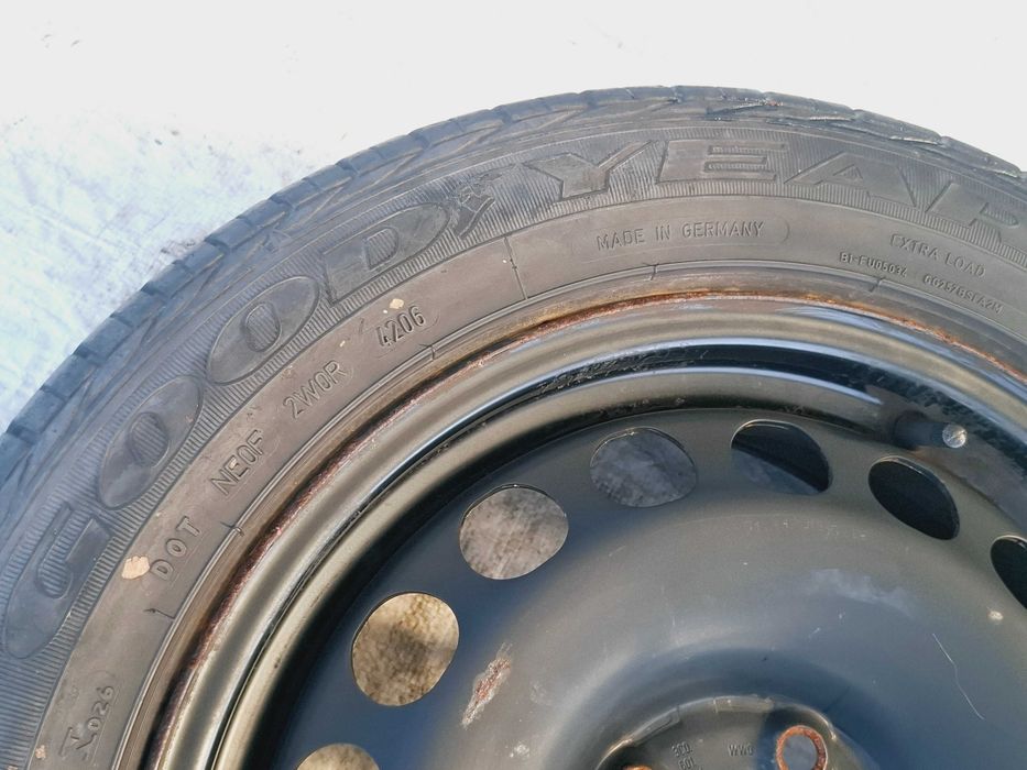 zapas koło zapasowe vw passat b6 b7 cc skoda superb ii 2 16 205/55r16