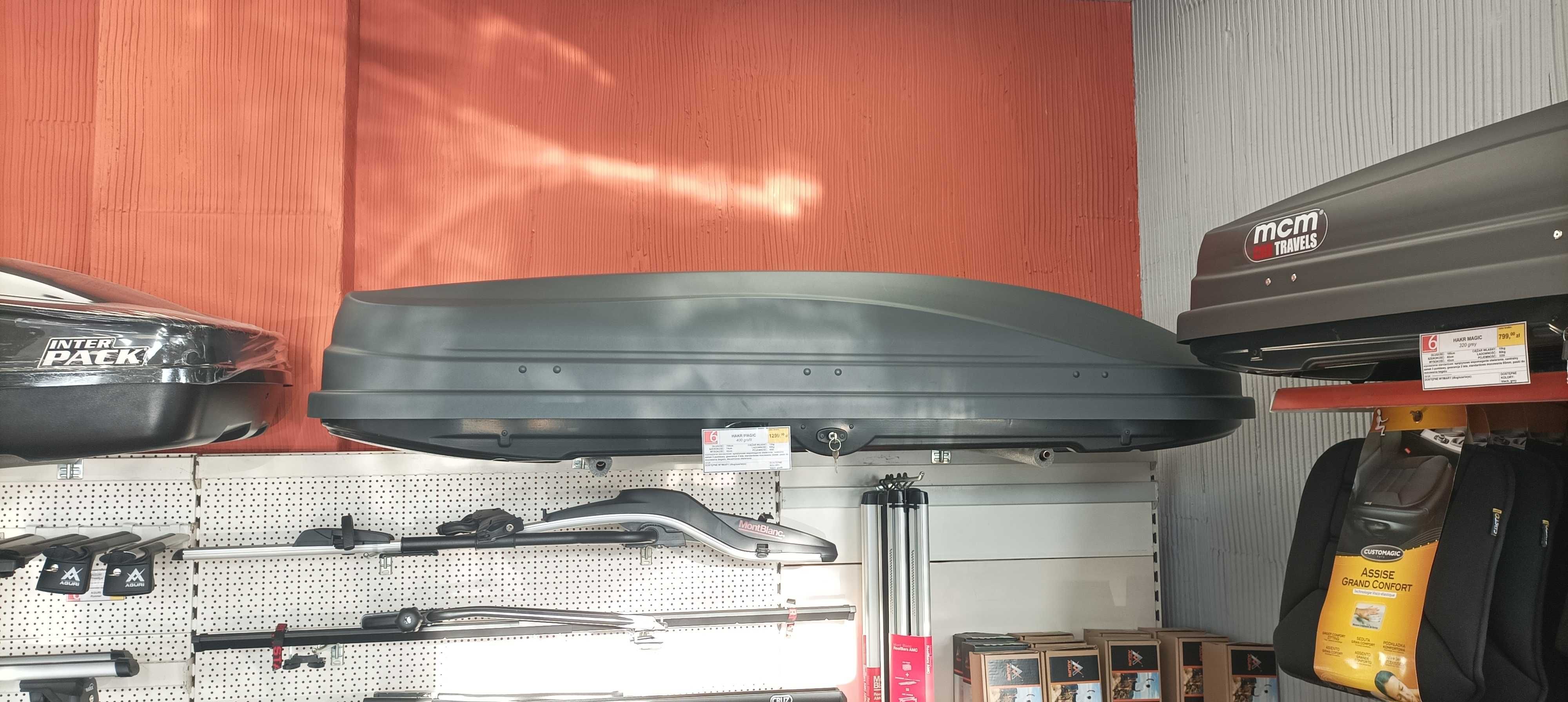 box dachowy Hakr Magic 400 grafit dwustronny Wrocław