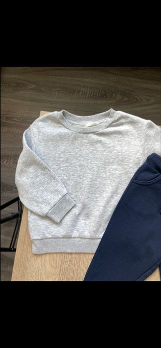 Костюм світшот штани на флісі набір унісекс набор комплект 86 92 H&M