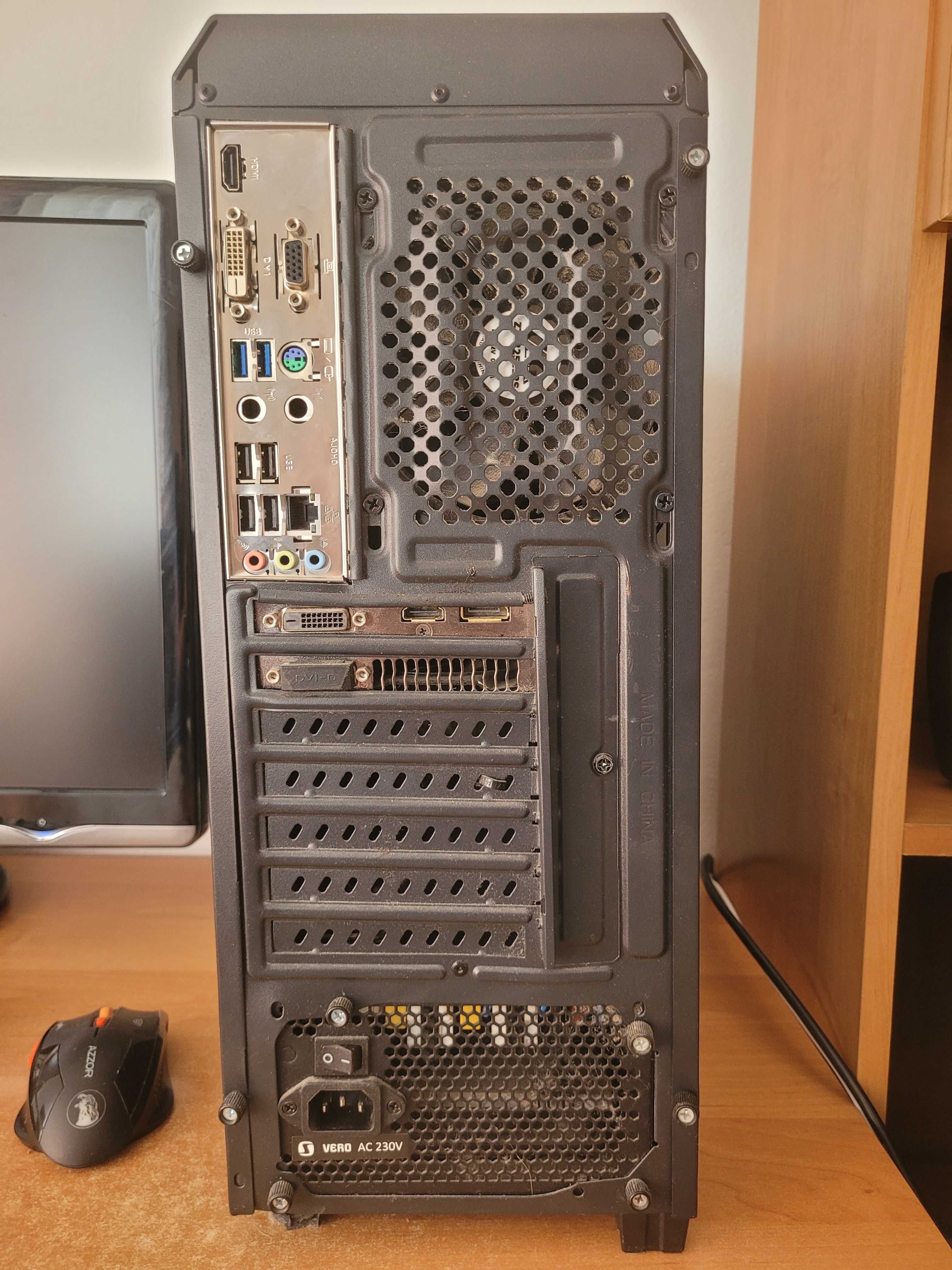 Komputer z monitorem i3-10100F/32GB DDR4/GTX 1060/SSD+HDD/WIN10