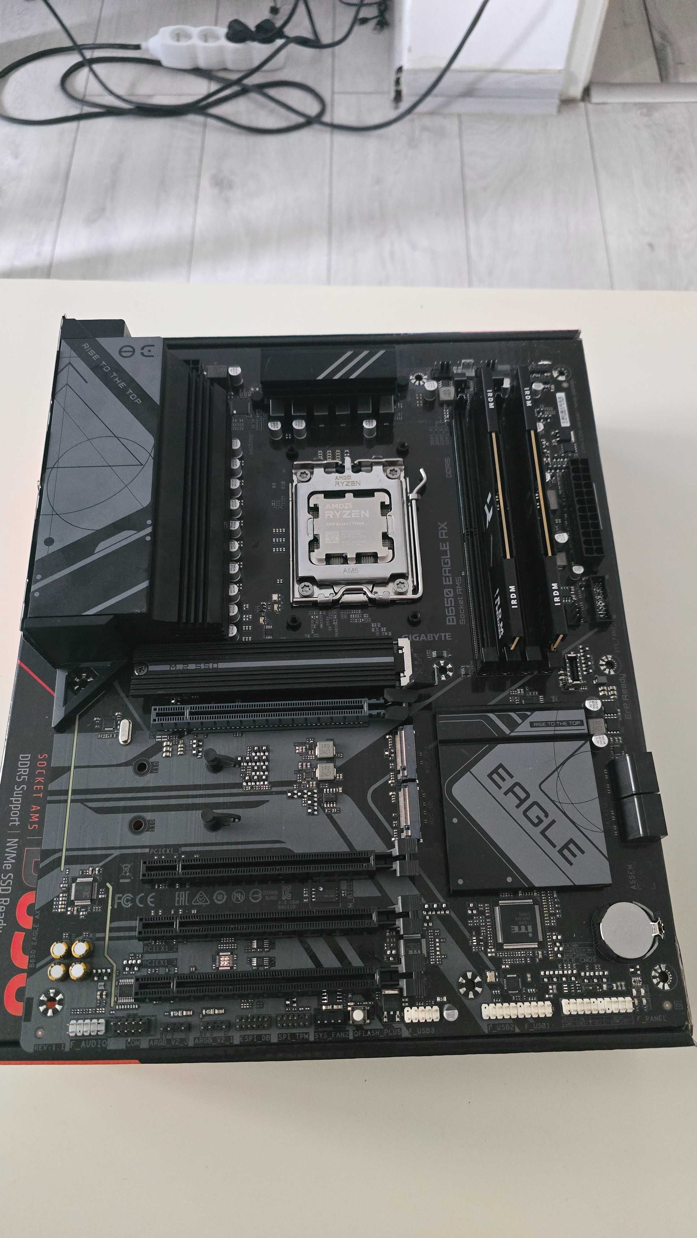 Zestaw płyta główna Gygabite b650 wifi ryzen 7 7700x ddr5 Gwarancja