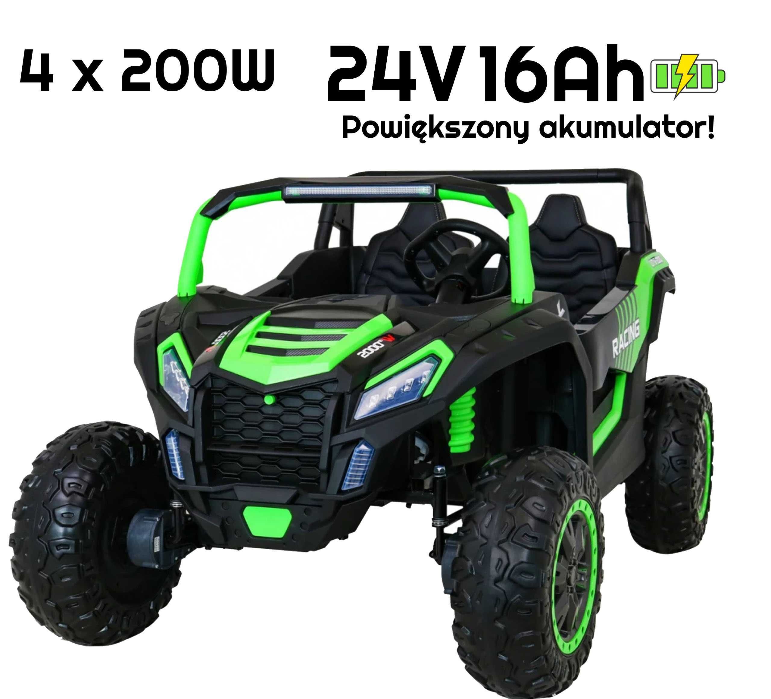 Auto XXL na akumulator BUGGY A032 Racing 24V 16Ah - POWIĘKSZONY AKU