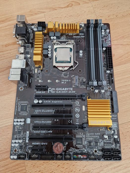 Gigabyte GA-H97-D3H (m.2 ssd support) Материнська плата сокет 1150