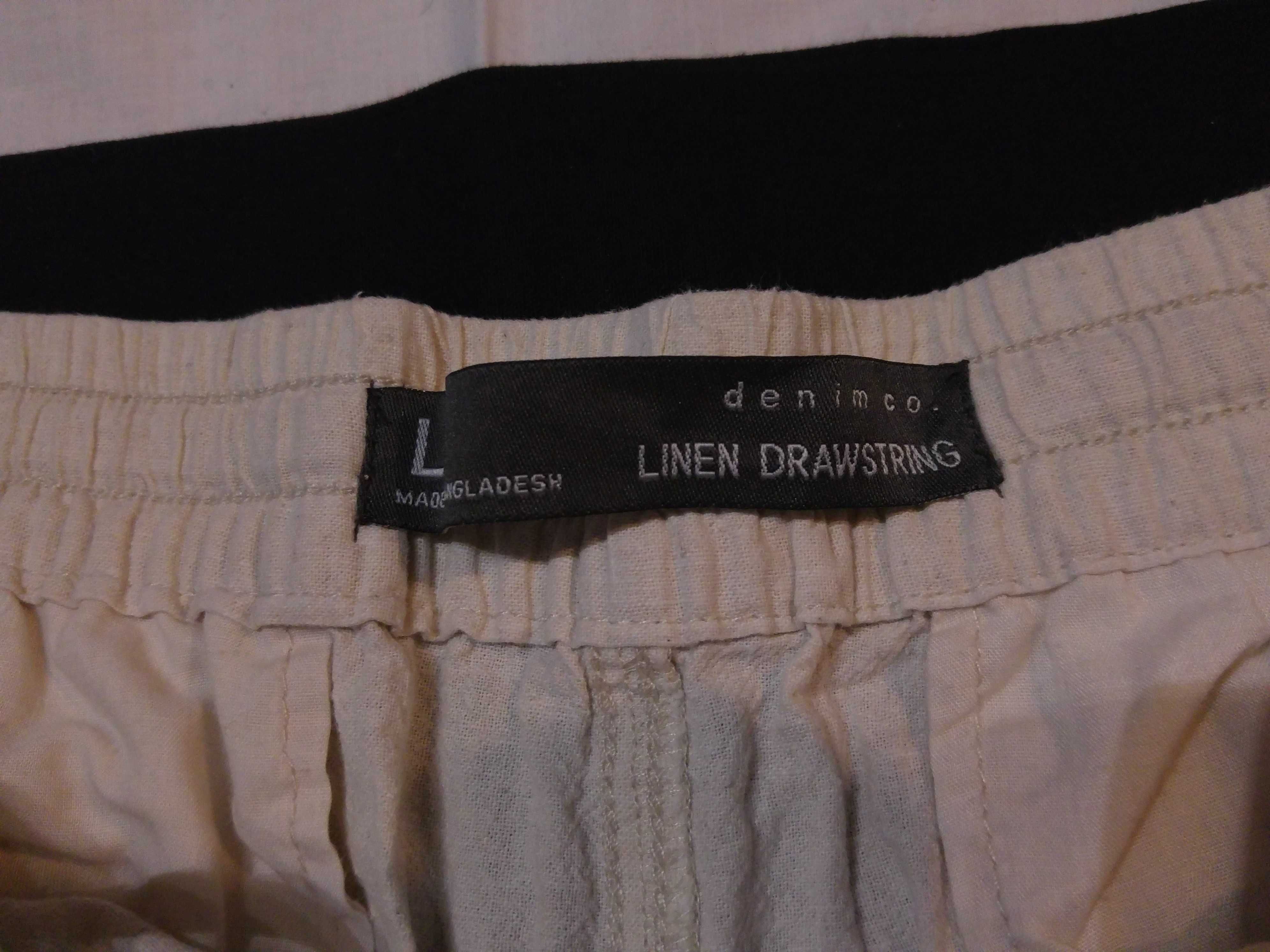Spodnie lniane męskie