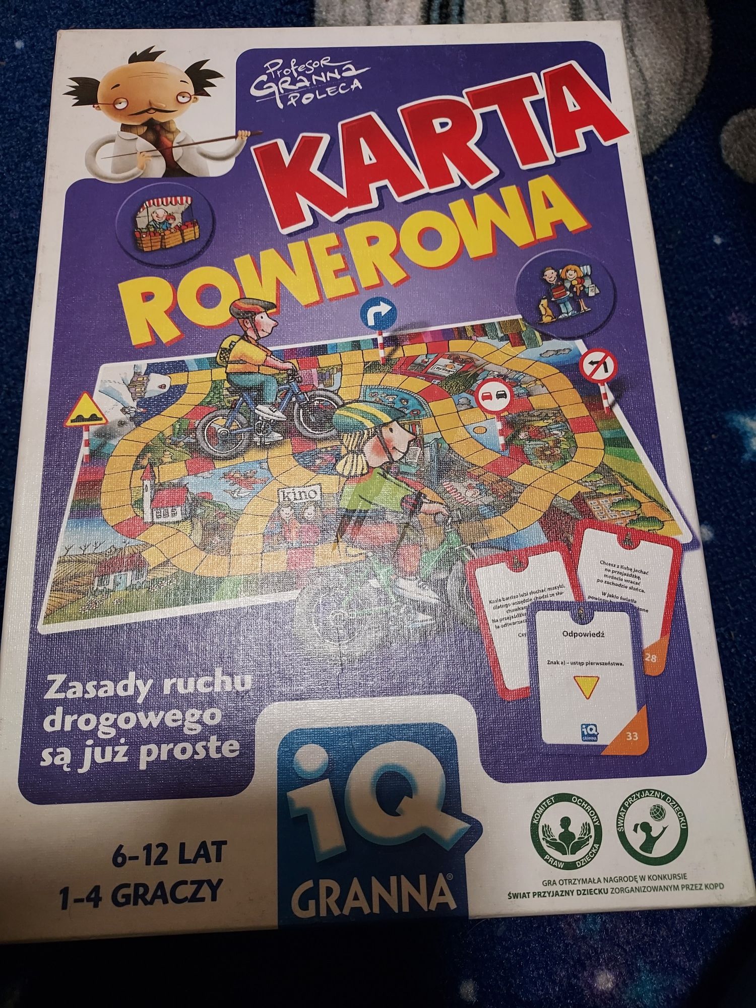 Gra karta rowerowa