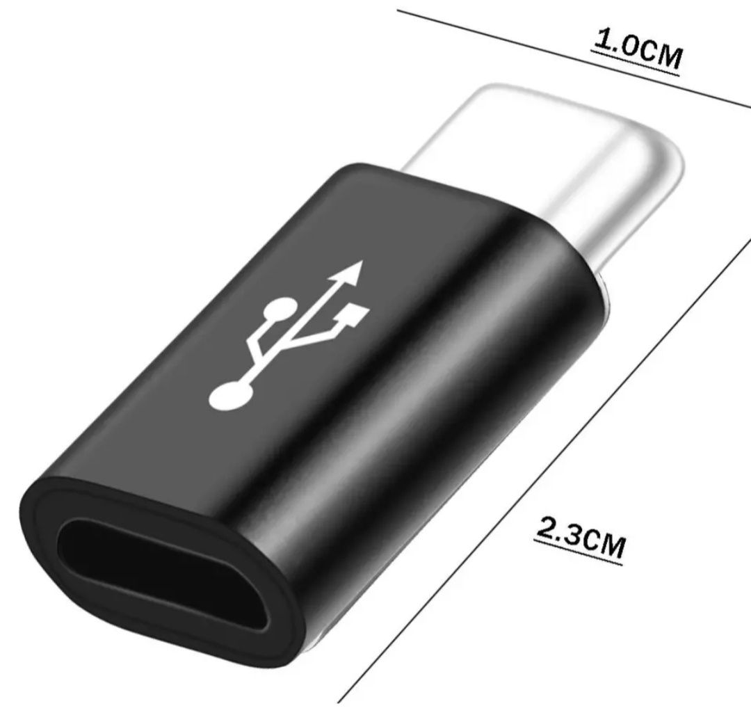 Przejściówka z micro USB na USB typ C