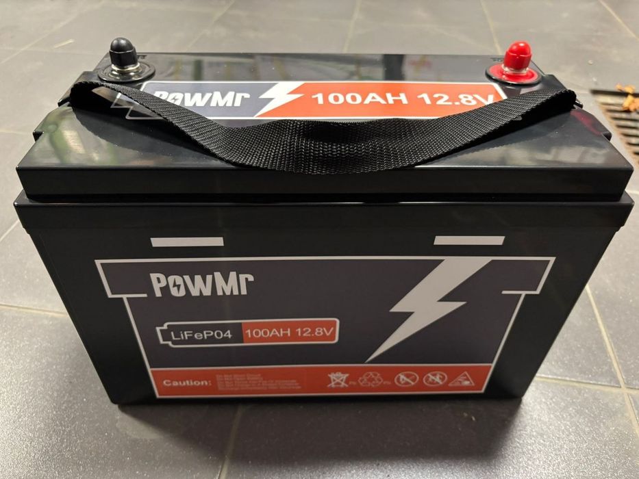 Акумулятор PowMr LiFePO4 12V 1,28кВт/г Київ, безкоштовна доставка