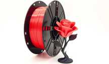 Filament 3D PLA 1kg 1.75mm Błyszczący Czerowny (Silk) do AMS lite