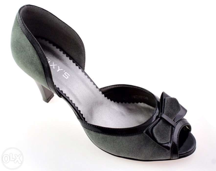 Piękne Szare czółenka, Szpilki R.39 Nowe