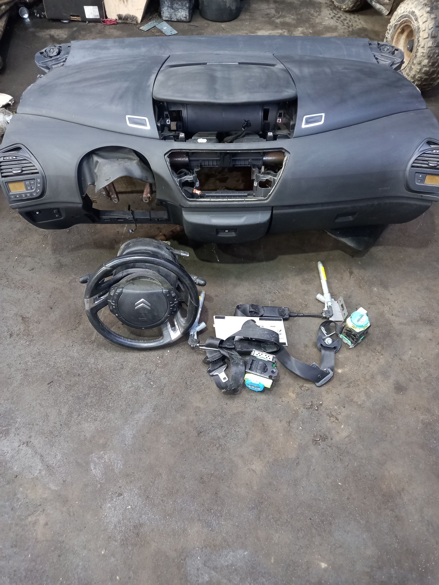 Deska rozdzielcza Airbag, pasy Citroën C4 Grand Picasso
