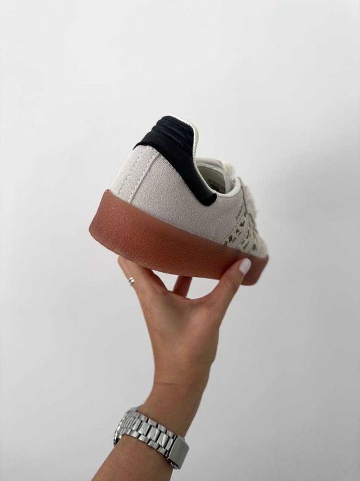 Кросівки Adidas Samba Platform Leopard Grey premium