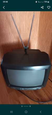 Телевизор АЙВА Япония 14Д.приставка  для спутникового ТВ.