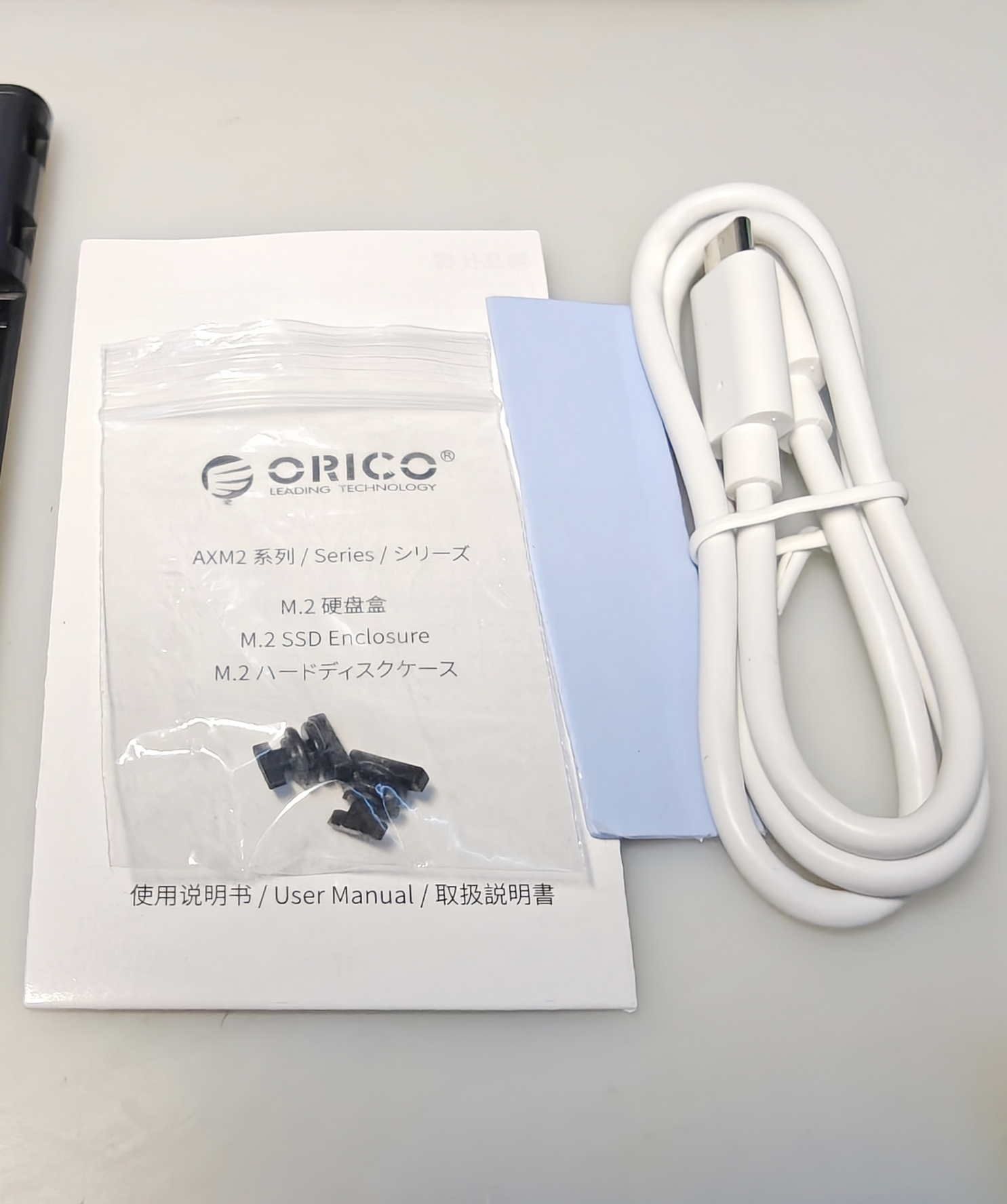 Orico M2 NVME PCIe HDD Box SSD карман 10Gbit/s AXM2-D2-GY внешний HDD
