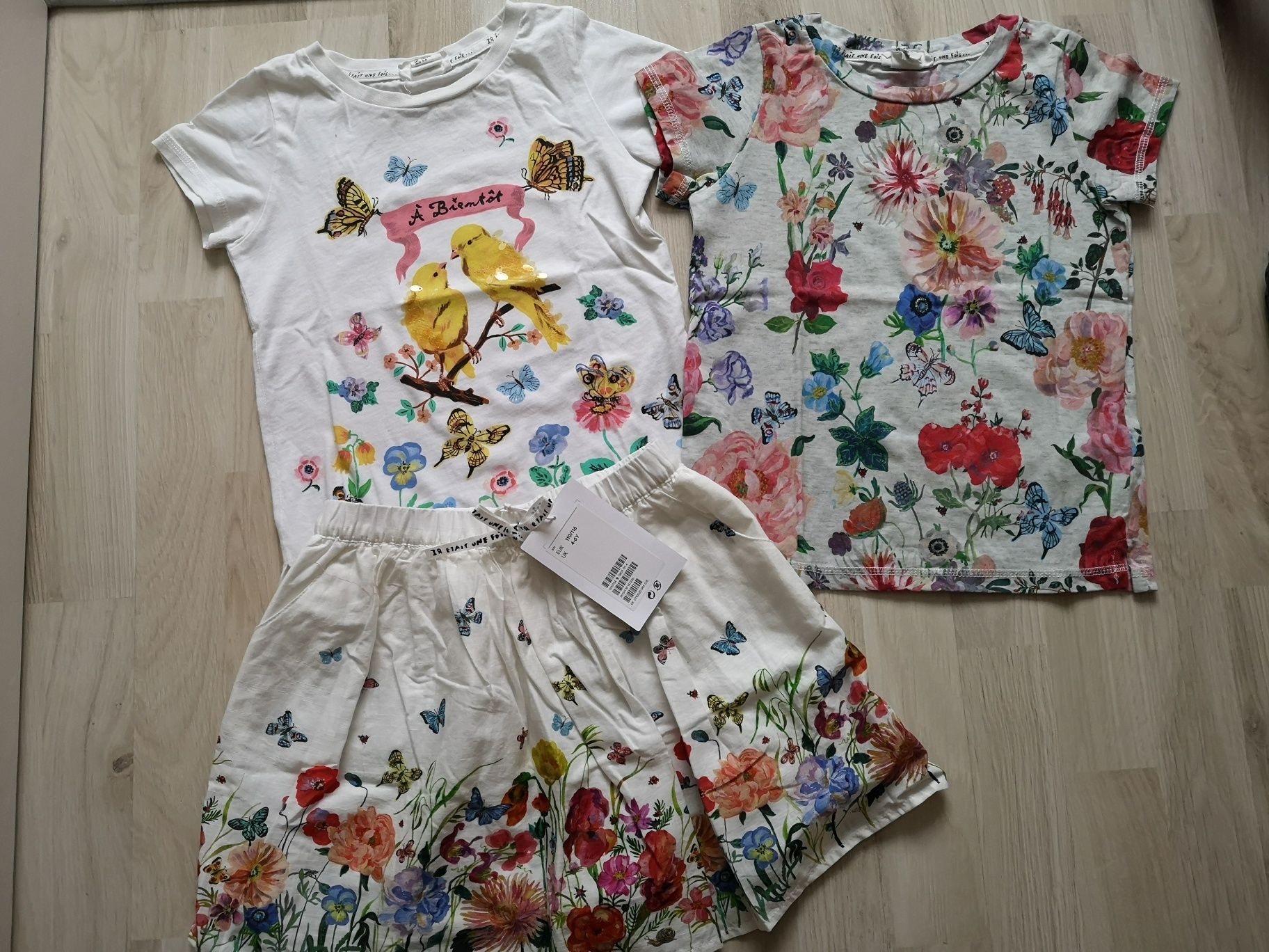 Tshirty spódniczka H&m 110/116