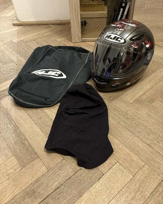 Kask z kominiarką motocyklowy HJC S-M 50 cm