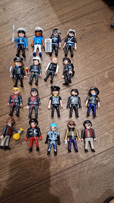 Duży zestaw Playmobil policja
