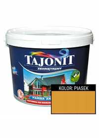 TAJONIT - akrylowa farba zewnętrzna kolor PIASEK | 2x  10 litrów