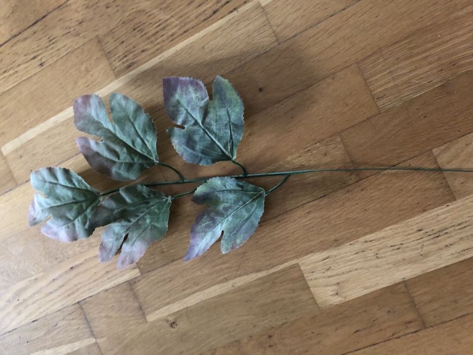 Zestaw sztucznych liści