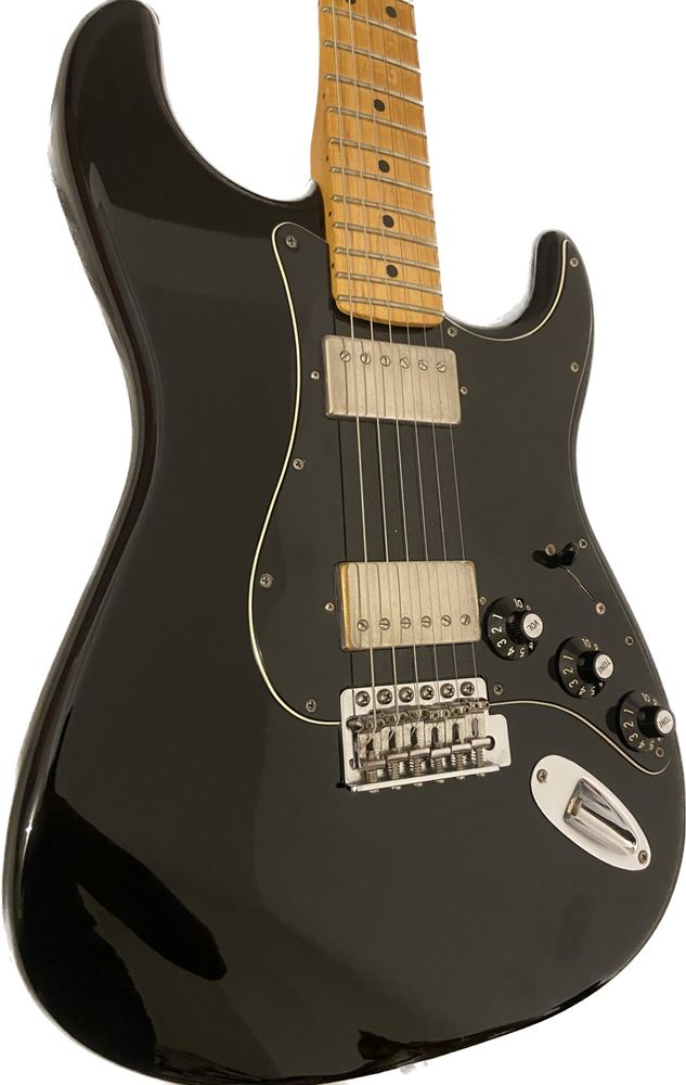 Pickguard Fender Stratocaster HH Blacktop MIM 2010