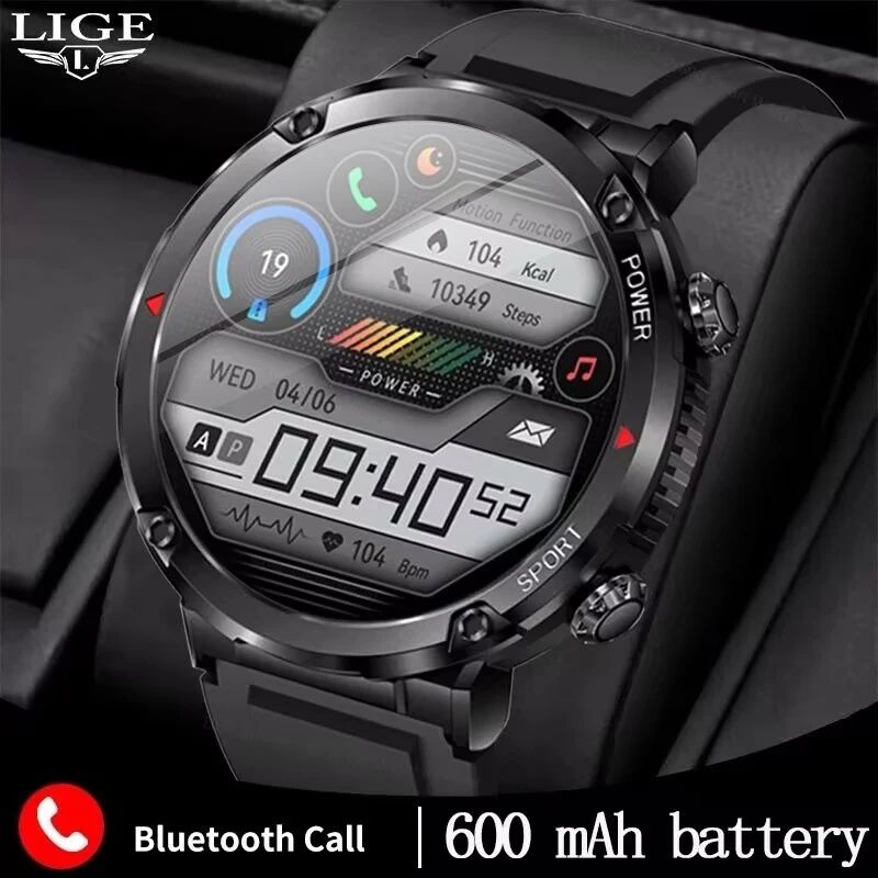 Lige T30 Smart Watch 600mAh Смарт годинник Часы