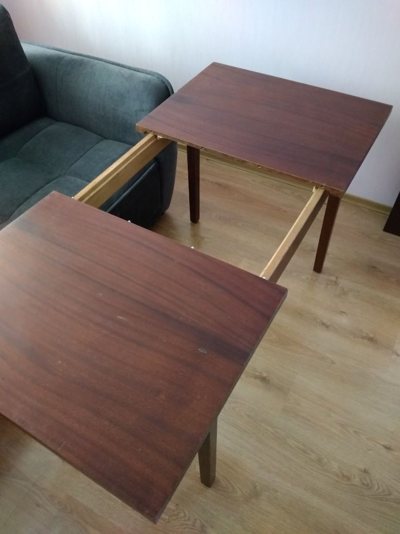 Стіл кухонний розкладний обідній стіл 120×80см