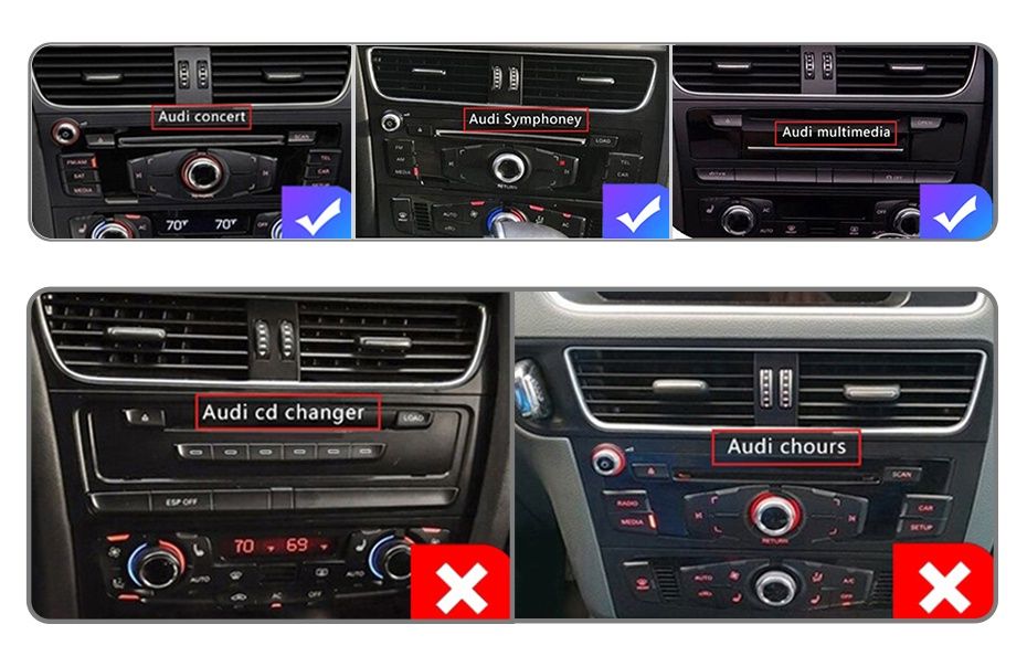 Radio nawigacja AUDI Q5 Android Carplay AndroidAuto
