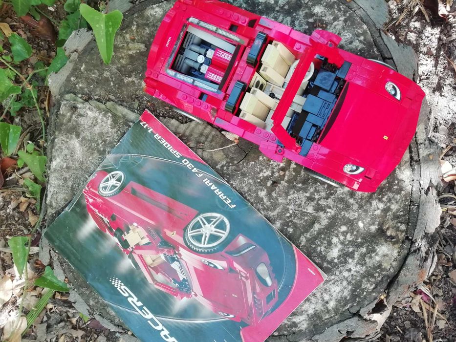 Set 8671-1 da LEGO / Ferrari 430 Spider 1:17 com instruções  (P1)